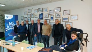 Photo des présidents des Udaf d'Auvergnes -Rhône-Alpes.