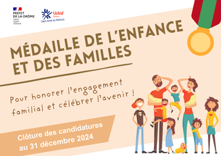 illustration médaille de la famille