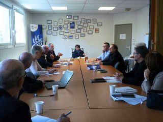 réunion de travail avec la Caf et Msa
