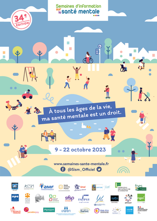 Affiche semaine de l'information sur la santé mentale 2023