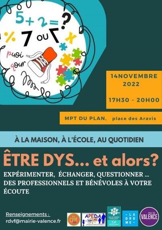 affiche Etre DYS et alors ?
