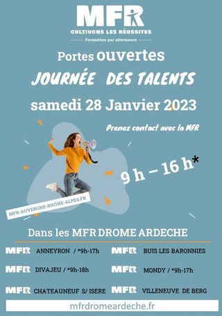 Affiche Journée Portes ouvertes MFR