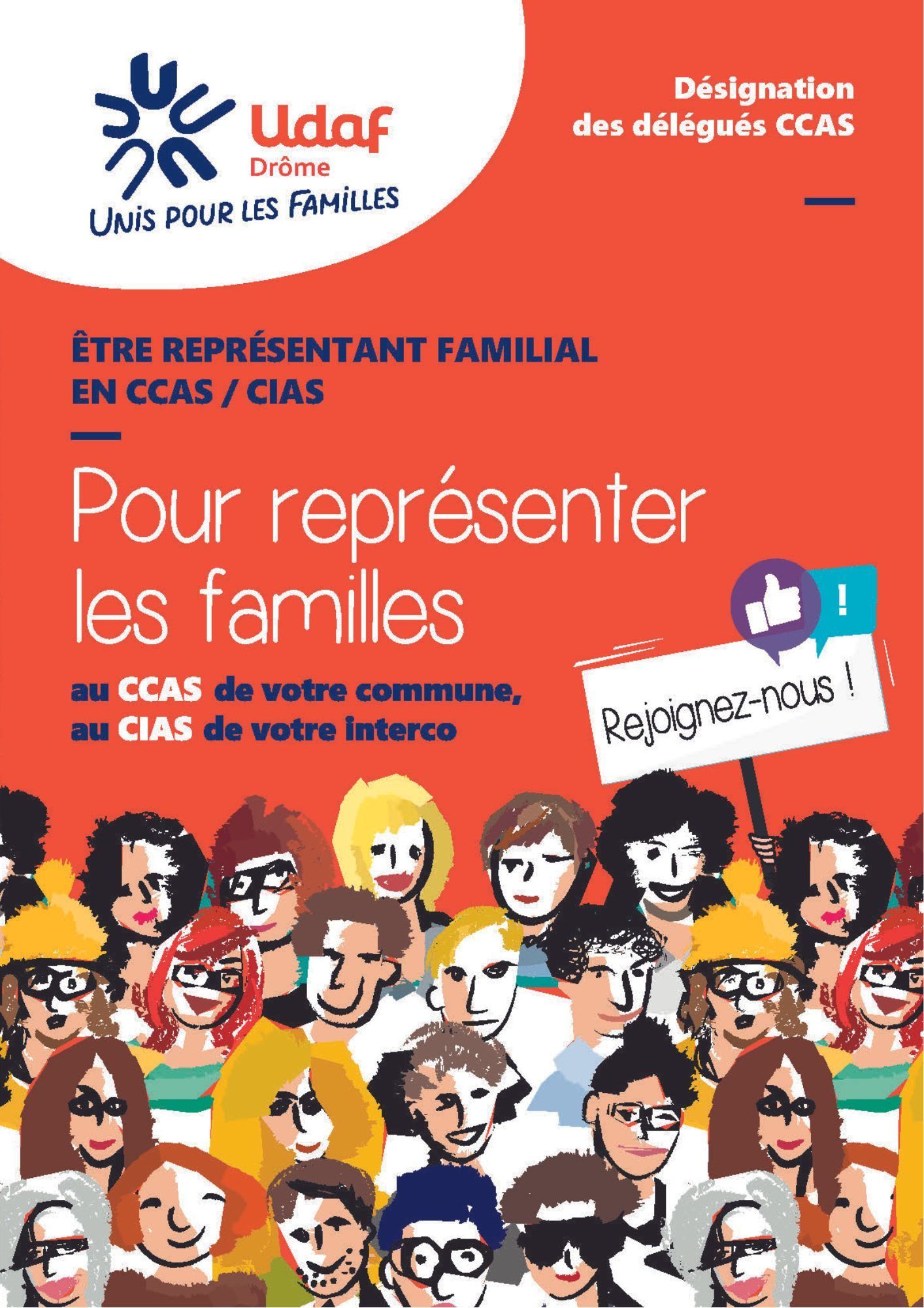 Flyer Représenter les familles en CCAS
