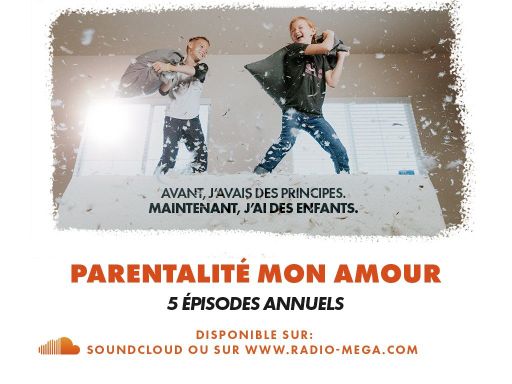 Visuel émission radio - parentalité mon amour